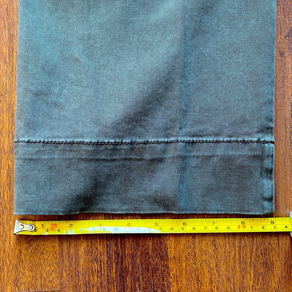 Women's Olive Wide-Leg Pants - Picture 6 of 6